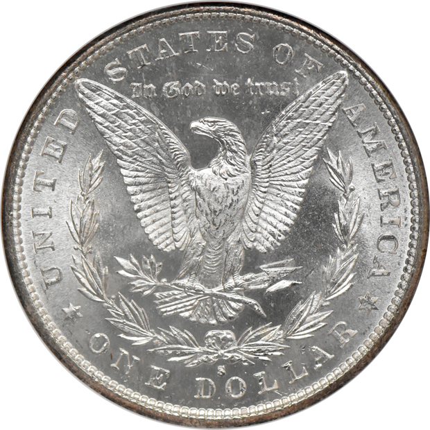 Two 1881-S NGC MS-66
