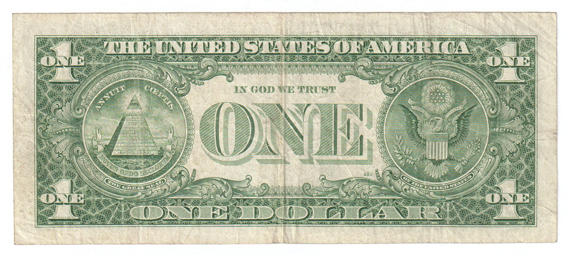 1985 $1 San Francisco Serial Number 7 - VF