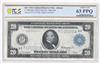 1914 $20 Atlanta Blue Seal Fr# 986 - PCGS ChCU-63 PPQ