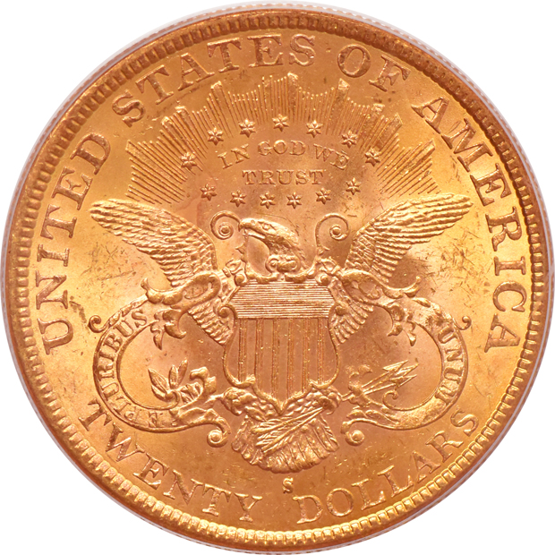 1897-S PCGS MS-62 (green label)