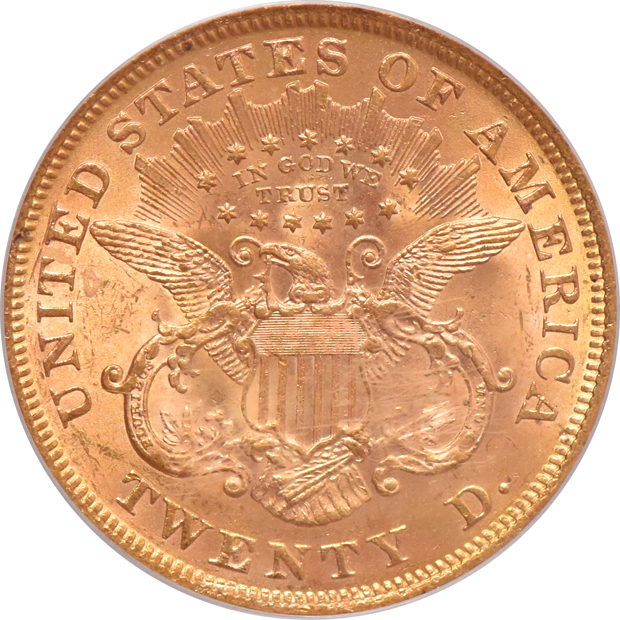 1873 Open 3 PCGS MS-62
