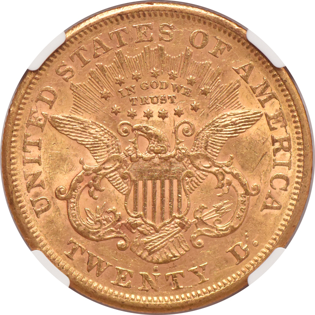 1871-S NGC AU-58