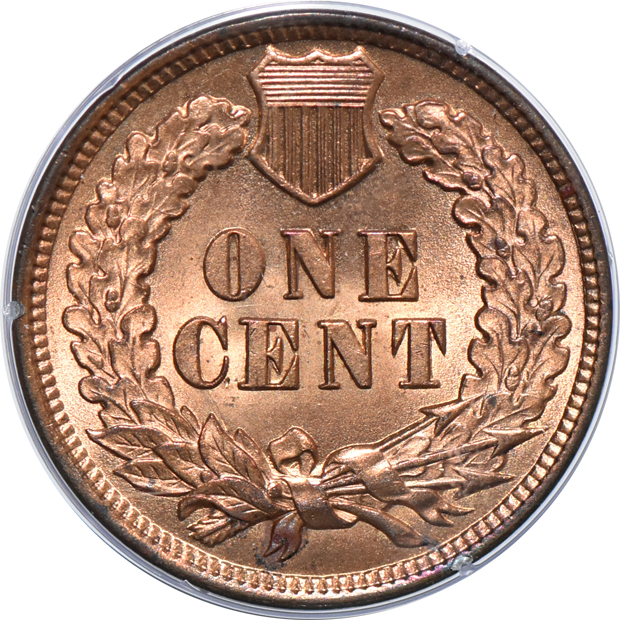 1899 Indian cent MS-64RD, 1879-S Morgan dollar MS-64PL, and an 1899-O MS-63, all PCGS (rattler)