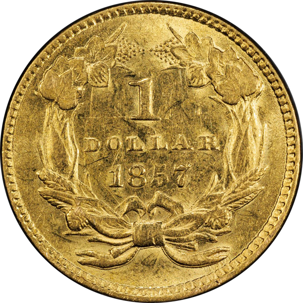 1857 PCGS MS-61