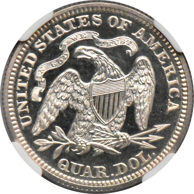 1874 Arrows NGC PR-65 CAMEO