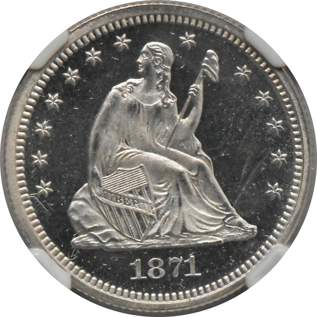 1865 NGC PR-64 CAMEO