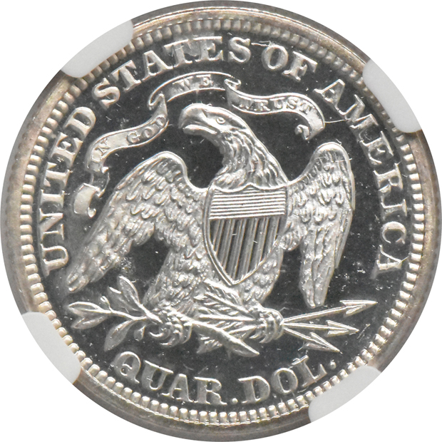 1865 NGC PR-64 CAMEO