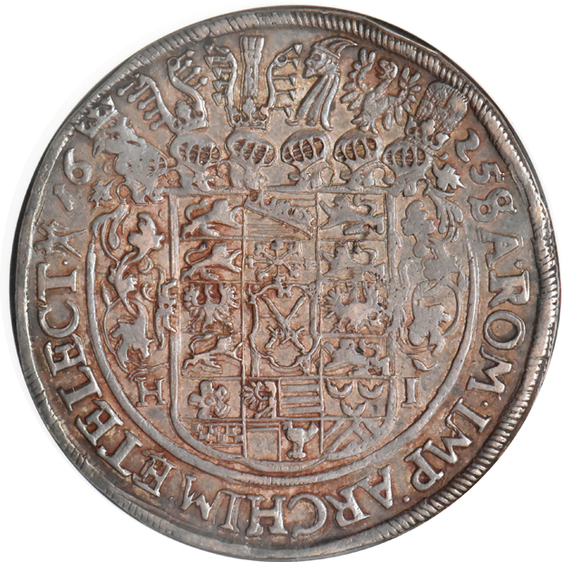 Germany - 1625-HI taler - NGC AU-53