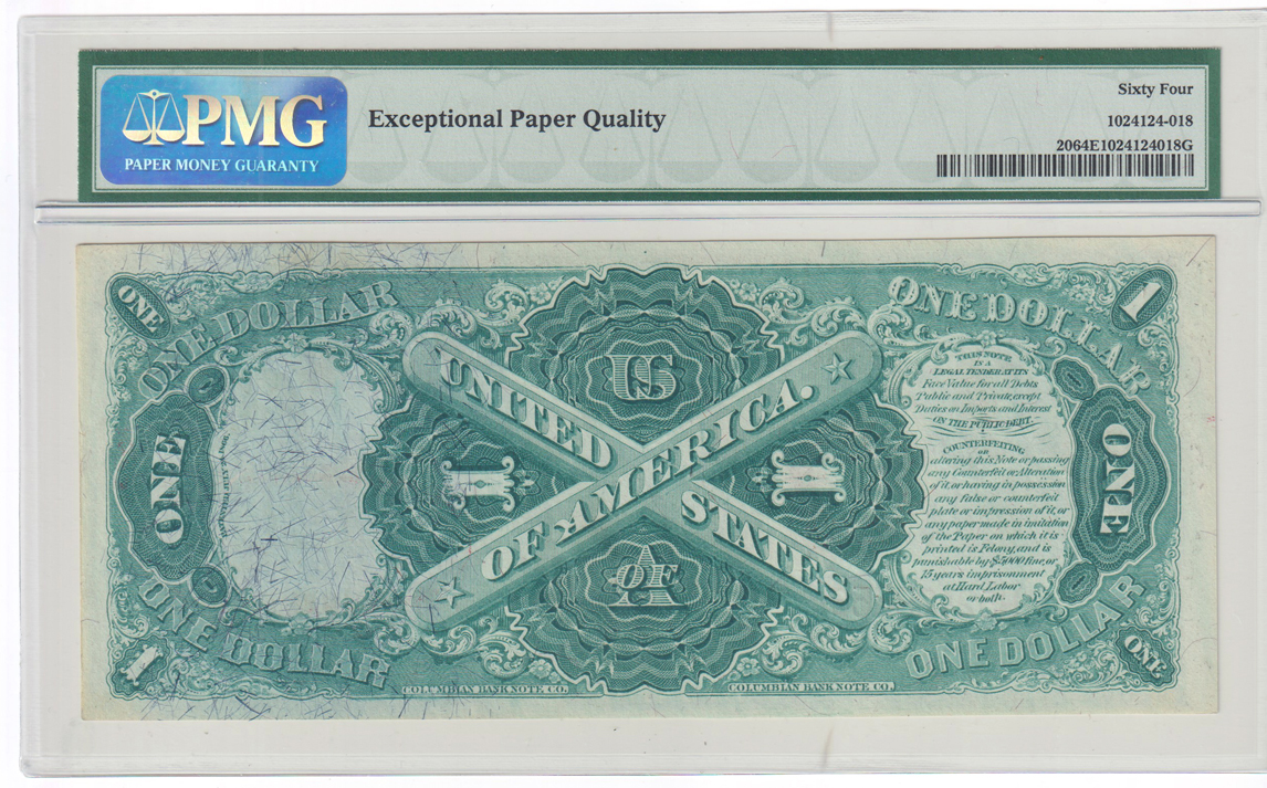 1875 $1 Fr# 20 - PMG ChCU-64 EPQ