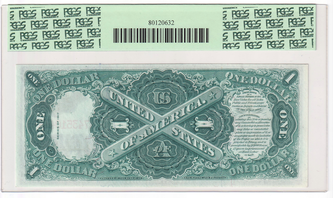 1917 $1 Fr# 39 - PCGS GemCU-66 PPQ