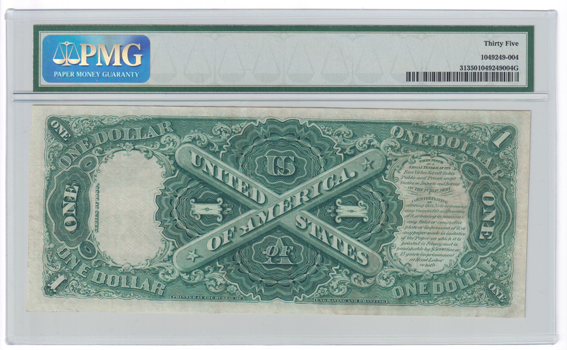 1880 $1 Fr# 31 - PMG VF-35