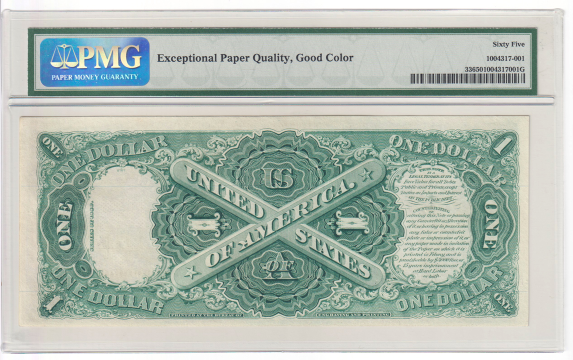 1880 $1 Fr# 33 - PMG GemCU-65 EPQ