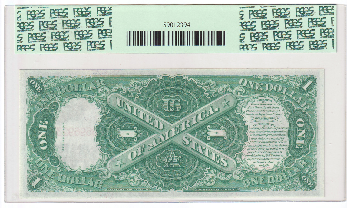 1917 $1 Fr# 36 - PCGS GemCU-67 PPQ