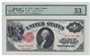 1917 $1 Star Fr# 36* - PMG AU-53