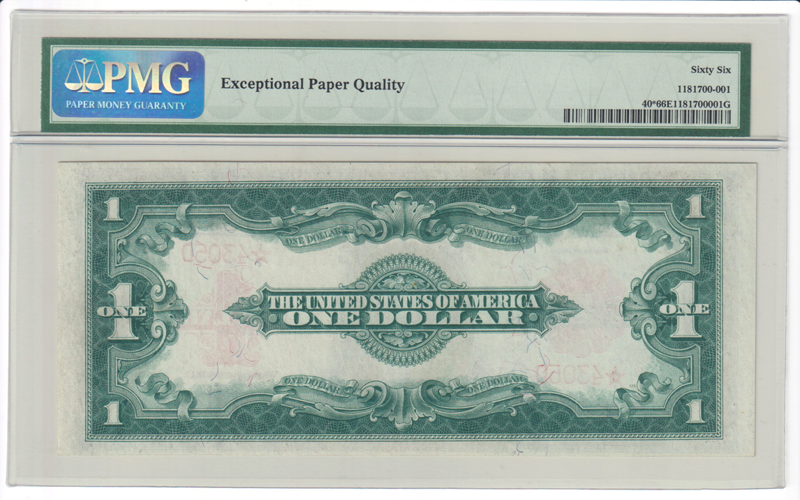 1923 $1 Fr# 40* - PMG GemCU-66 EPQ