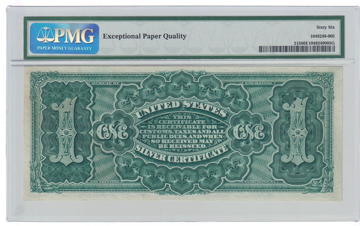 1886 $1 Martha Washington Fr# 215 - PMG GemCU-66 EPQ