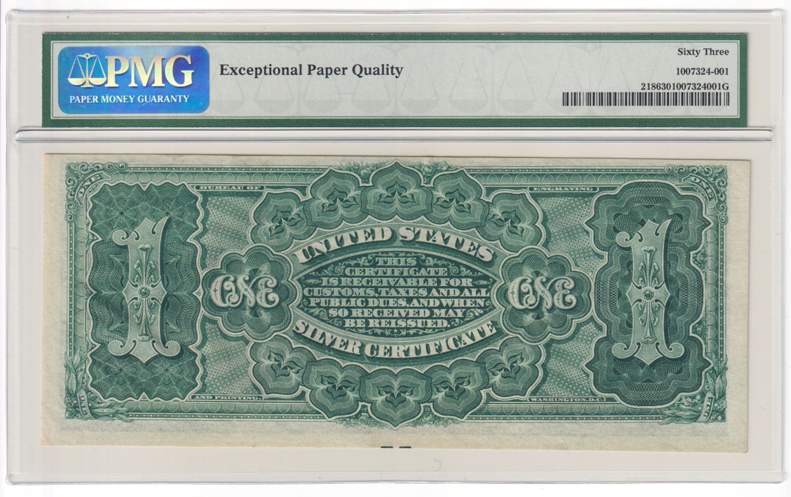 1886 $1 Martha Washington Fr# 218 - PMG ChCU-63 EPQ