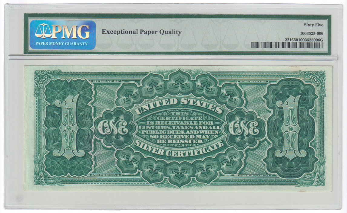 1886 $1 Martha Washington Fr# 221 - PMG GemCU-65 EPQ