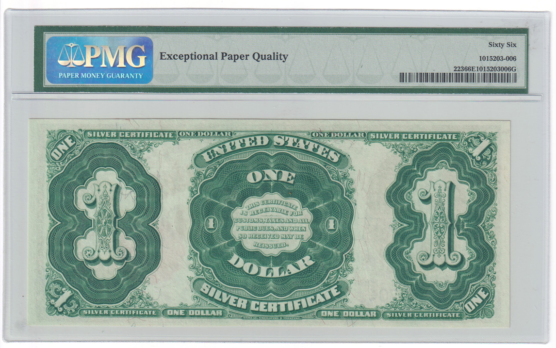 1891 $1 Martha Washington Fr# 223 - PMG GemCU-66 EPQ