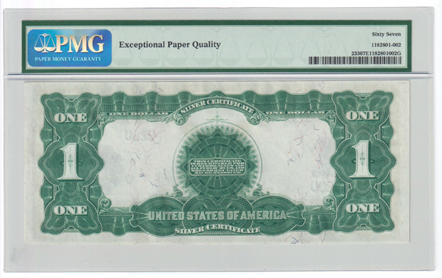 Serial Number U20U 1899 $1 Black Eagle Fr# 233 - PMG GemCU-67 EPQ