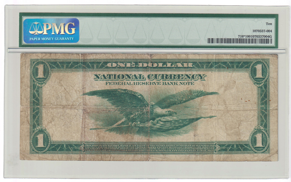 1918 $1 Philadelphia Star Fr# 716* - PMG VG-10