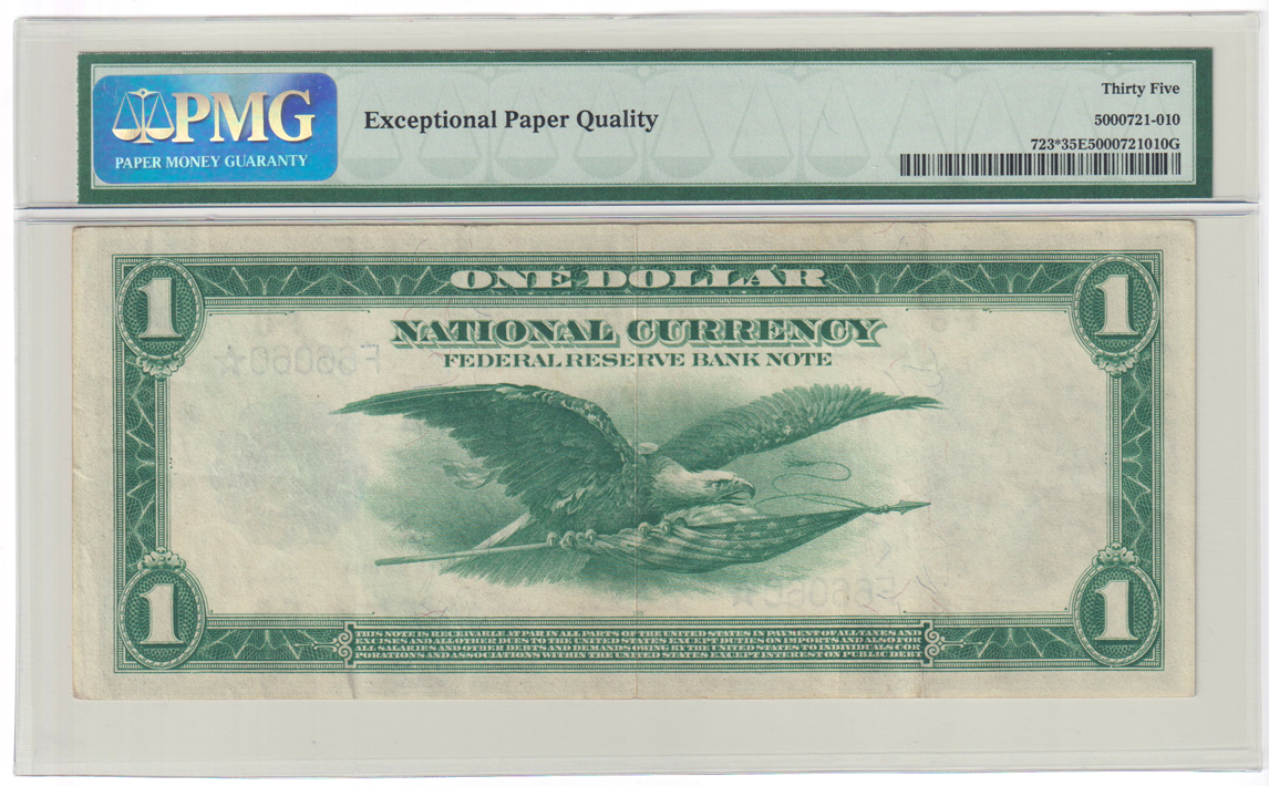 1918 $1 Atlanta Star Fr# 723* - PMG VF-35 EPQ