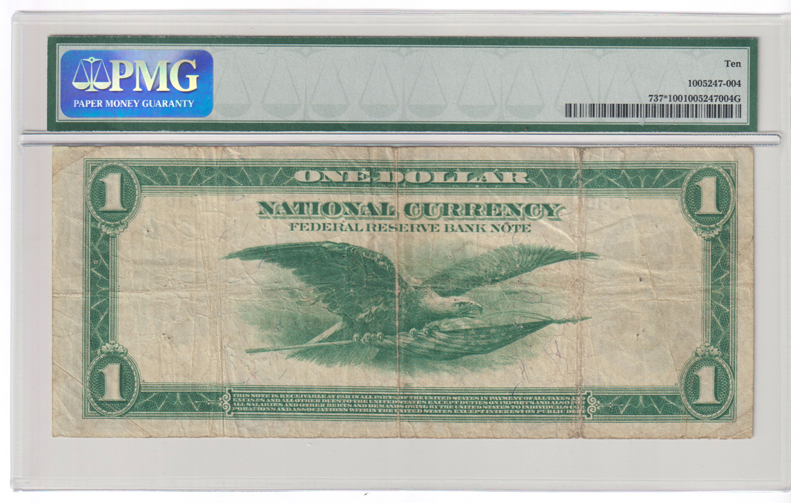 1918 $1 Kansas City Star Fr# 737* - PMG VG-10