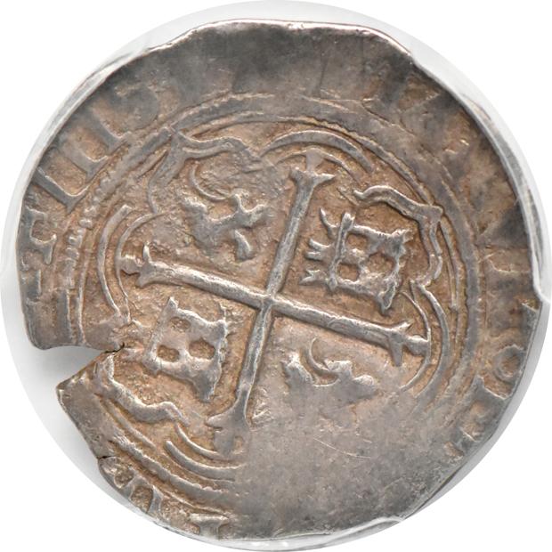 Multiple - Mexico (1572-89)-Mo F real XF-40, and a Bolivia 1691-P VR 2 reales XF-45, both PCGS