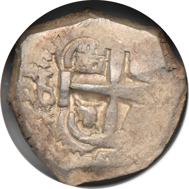 Bolivia - 1751-P q 8 reales AU-50, 1751-P q 8 reales AU-53, and a 1753-P q 8 reales AU-53, all NGC