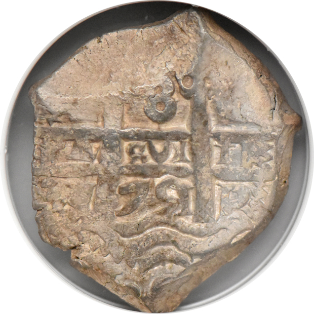 Bolivia - 1751-P q 8 reales AU-50, 1753-P q 8 reales XF-45, and a 1753-P q 8 reales AU-50, all NGC