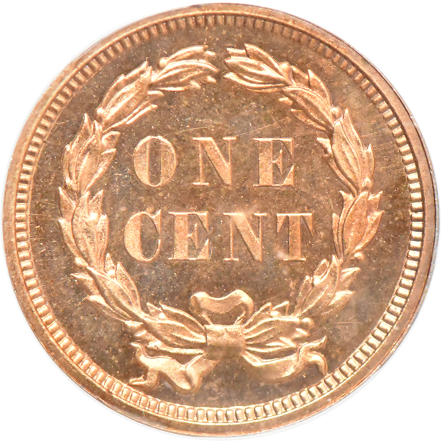 1858 1C J-208 PCGS PR-64