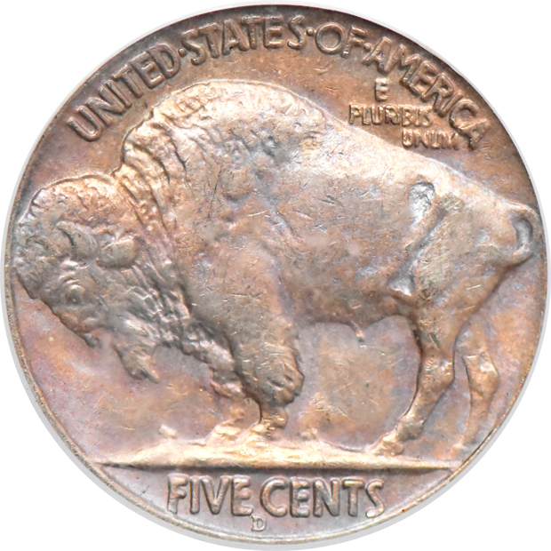 1936-D 3 1/2 Legs PCGS AU-55 CAC