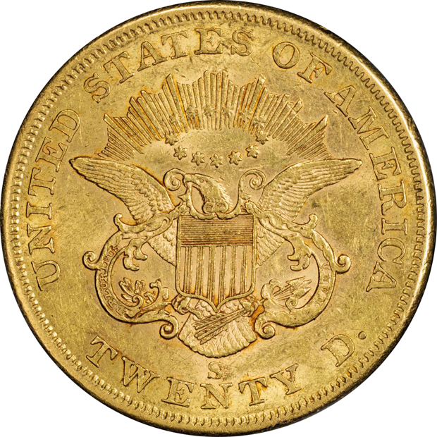 1859-S PCGS AU-58