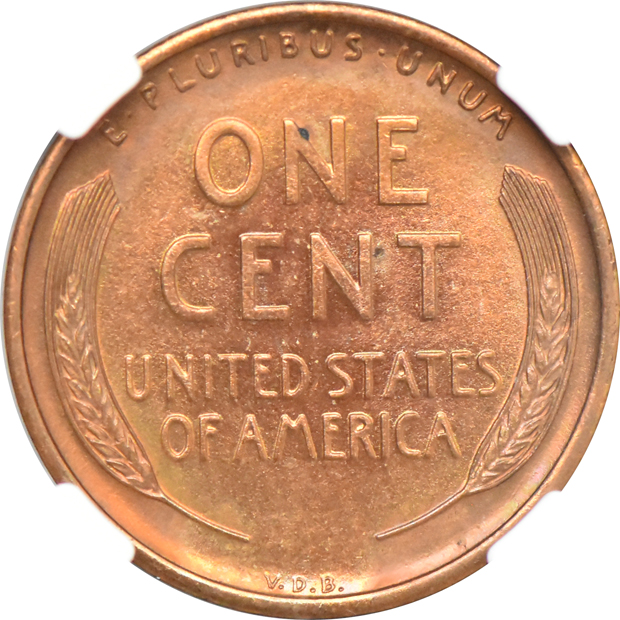 1909-S VDB Lincoln NGC AU details/whizzed