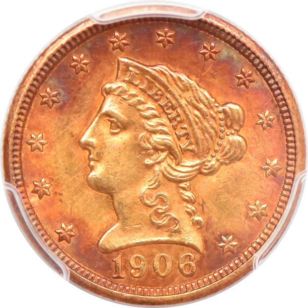 1904 MS-63, and a 1906 AU-58, both PCGS CAC
