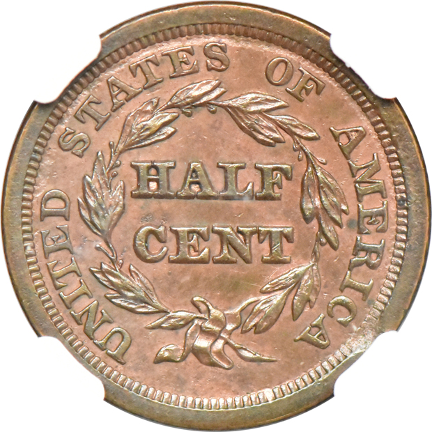 1850 C-1 NGC MS-62 BN