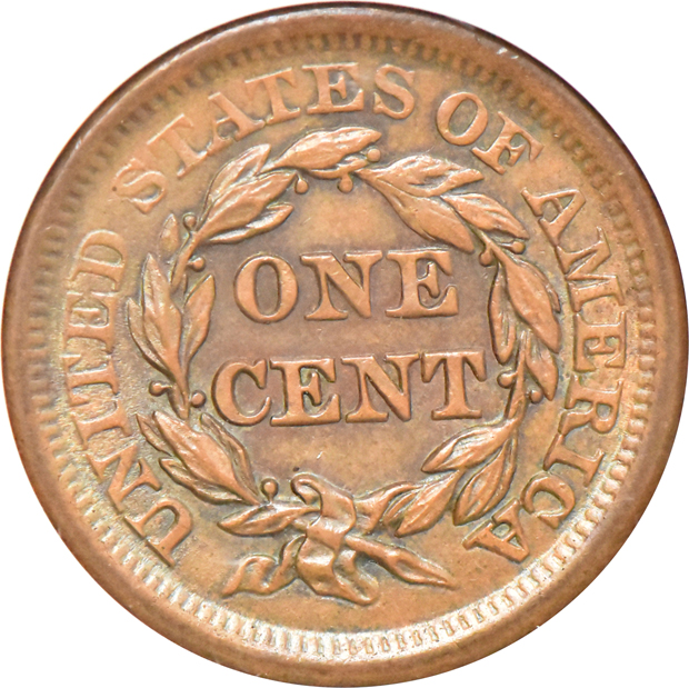 1857 Large Date NGC MS-63 BN