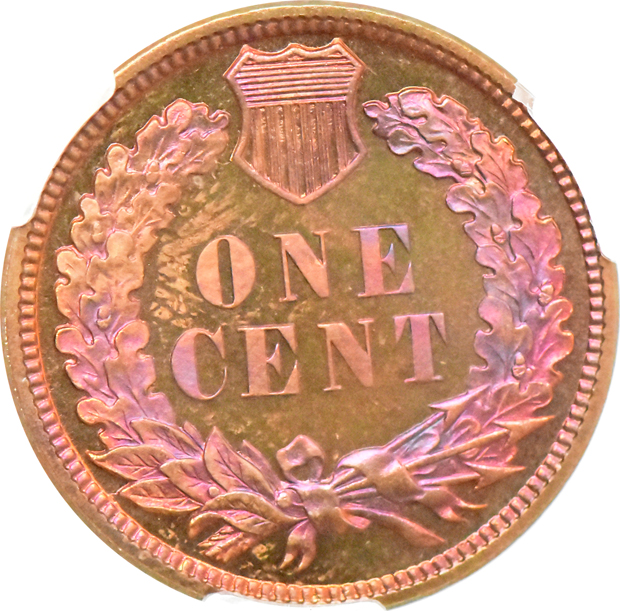 1881 PR-64RB, and a 1905 PR-65RB, both CACG