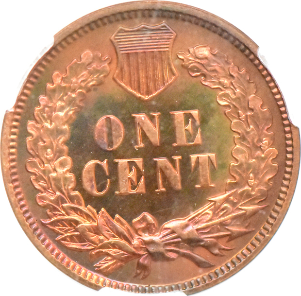 1881 PR-64RB, and a 1905 PR-65RB, both CACG
