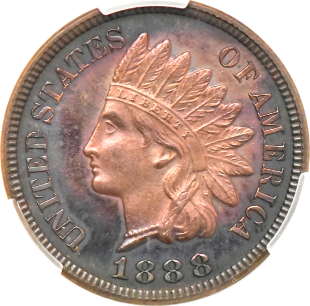 1879 questionable color, 1882 cleaned, and an 1888 cleaned, all CACG Proof details