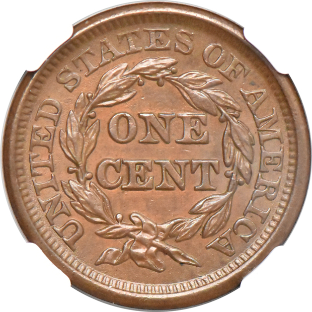 1845 NGC UNC details/cleaned, and an 1854 PCGS AU details/surfaces smoothed
