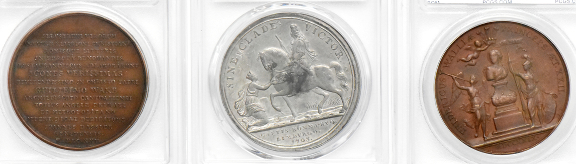 Multiple - Fourteen medals certified by PCGS