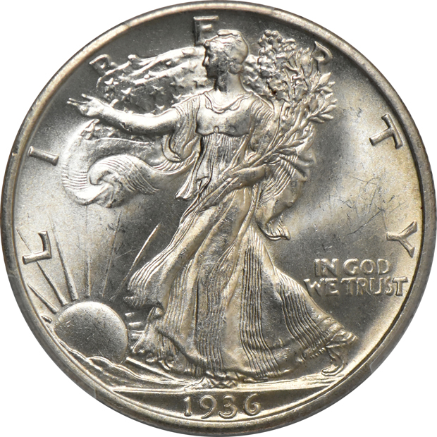 1936-S MS-65, and a 1943 MS-65 CAC, both PCGS