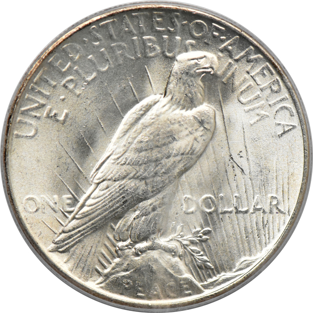 1934 MS-63, 1934-D MS-63, and a 1935 MS-64, all PCGS