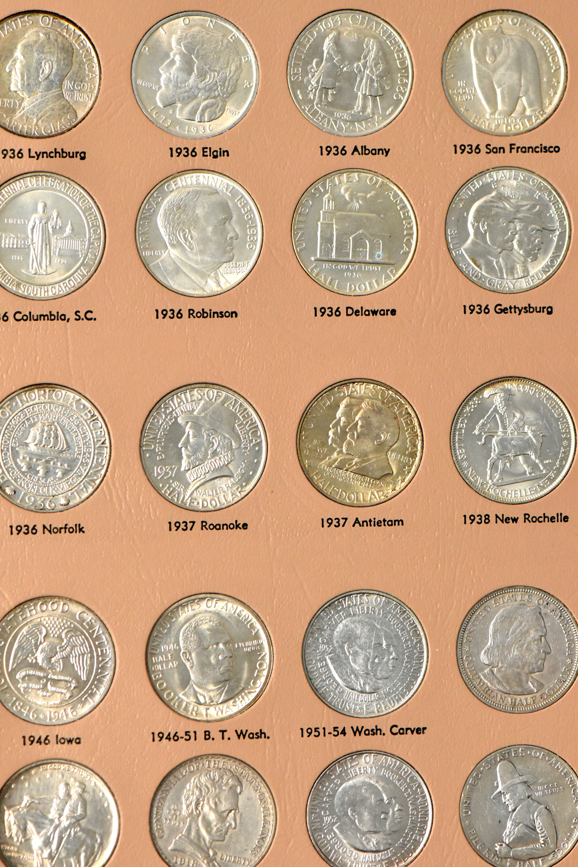 United States Commemorative type set in a complete Dansco 7094 album
