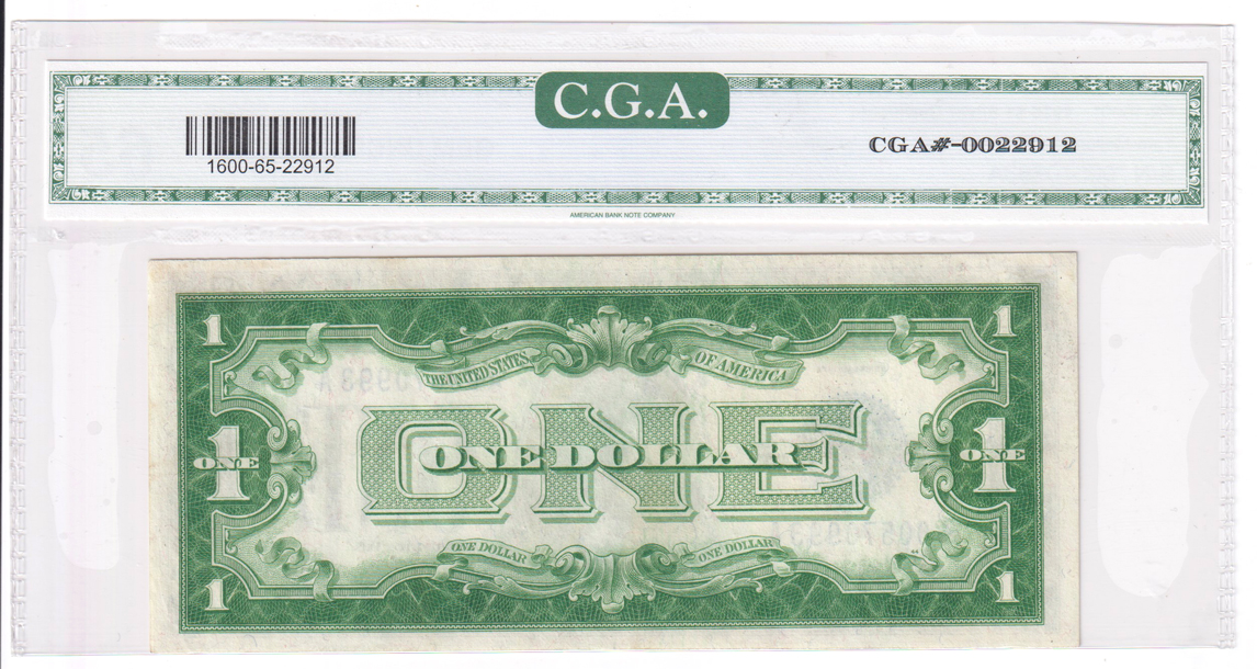 1928 $1 Star Fr# 1600* - CGA (defunct/grade unknown)