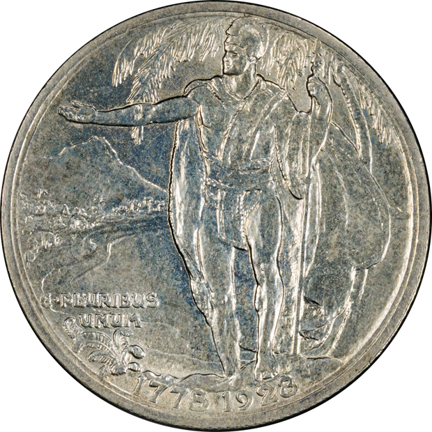 1928 Hawaiian PCGS UNC details/cleaned