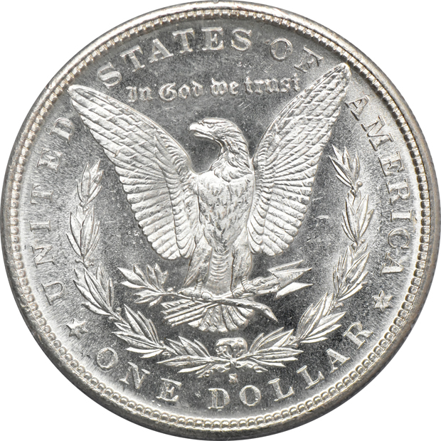 1885-S MS-61PL, and an 1885-S MS-63, both PCGS (rattler)