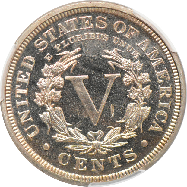1883 No Cents PR-65+, and a 1906 PR-64CAM, both CACG