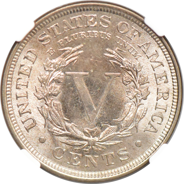 1899 MS-65, 1902 MS-63, and a 1910 MS-63, all NGC